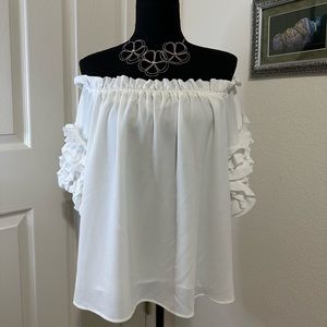 Very cute off shoulder shirt